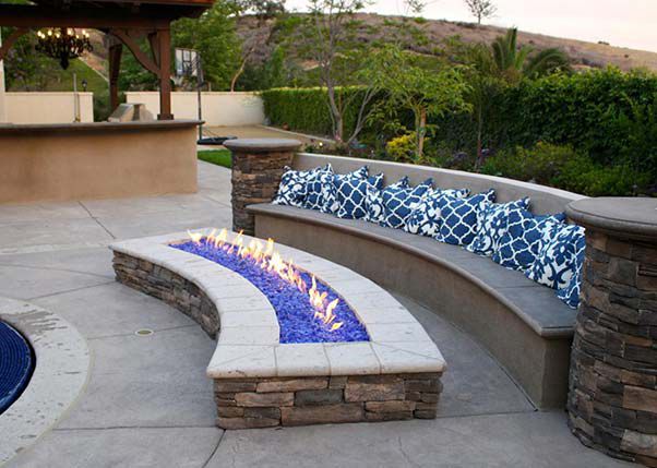 Highly Reflective 1/4 Tempered Fire Glass for Fire Pits & Fireplaces