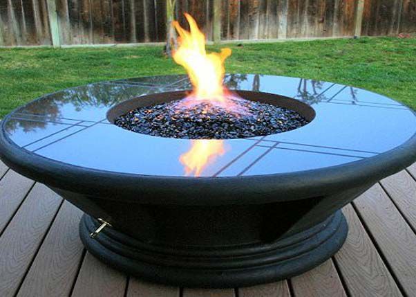 Highly Reflective 1/4 Tempered Fire Glass for Fire Pits & Fireplaces