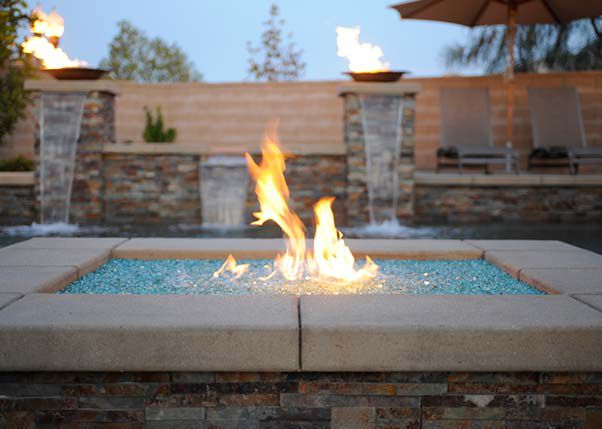 Highly Reflective 1/4 Tempered Fire Glass for Fire Pits & Fireplaces