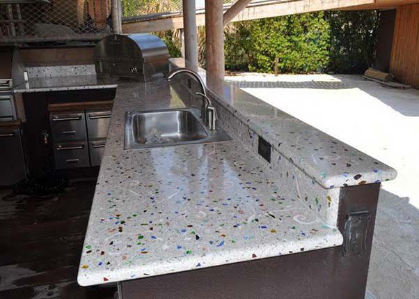 Environment Body Color Crushed Glass For Terrazzo