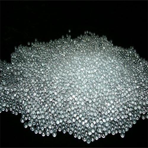 Drop-on clear glass beads