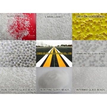 Premix reflective road marking glass beads