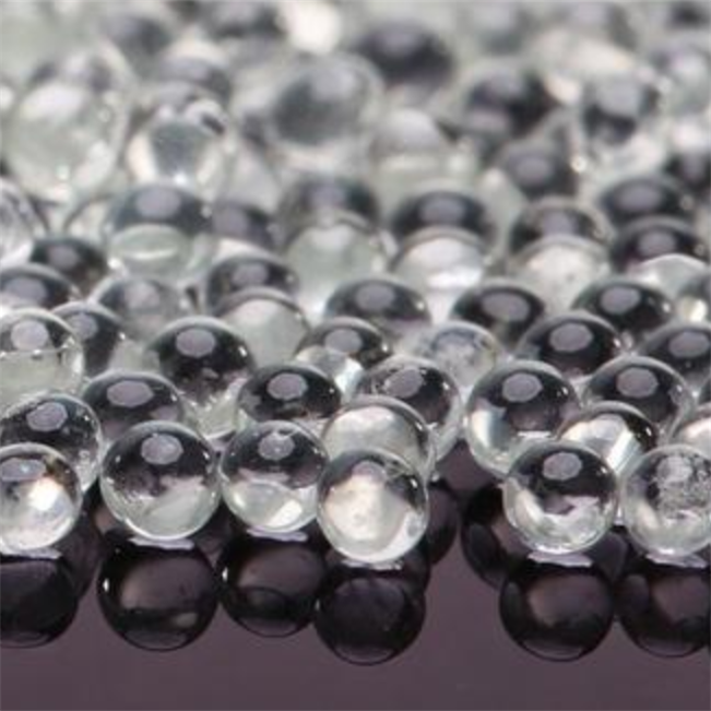 Grinding glass bead