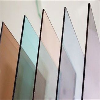 Tinted tempered glass sheet